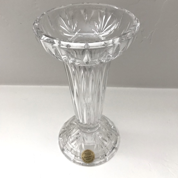 Princess House Accents Princess House Lead Crystal Vase Candle